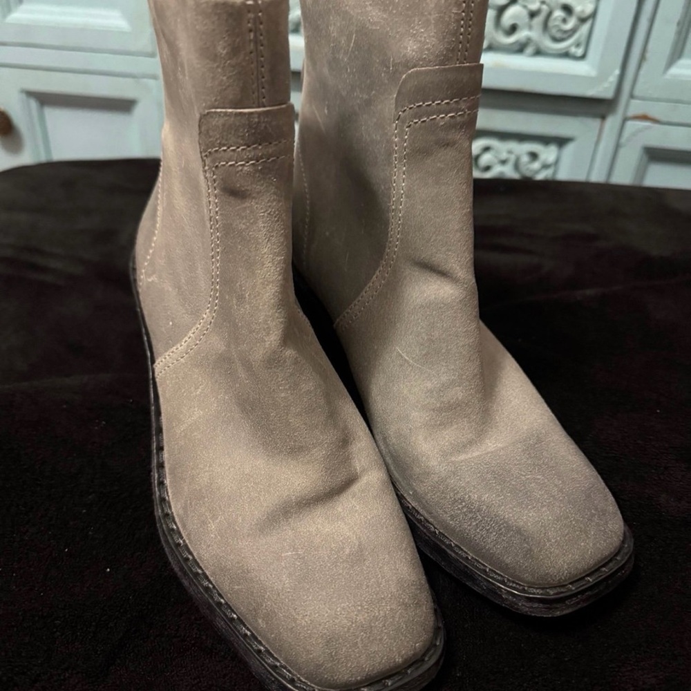 Rag & Bone Black and Tan Leather Boots